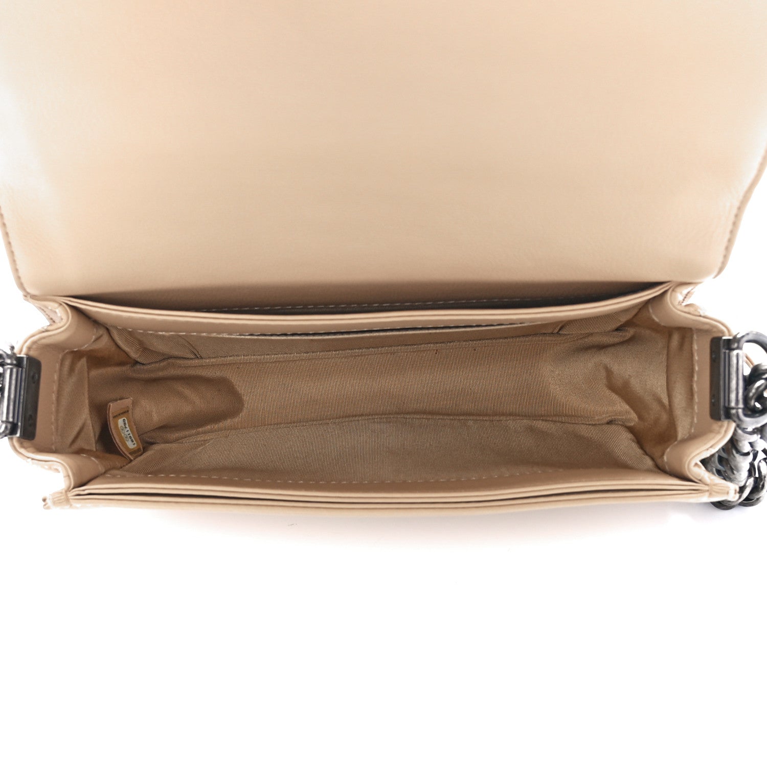 Chanel Calfskin Medium Boy Reverso Flap Beige Clair 6 of 12