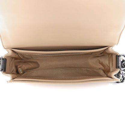 Chanel Calfskin Medium Boy Reverso Flap Beige Clair 6 of 12