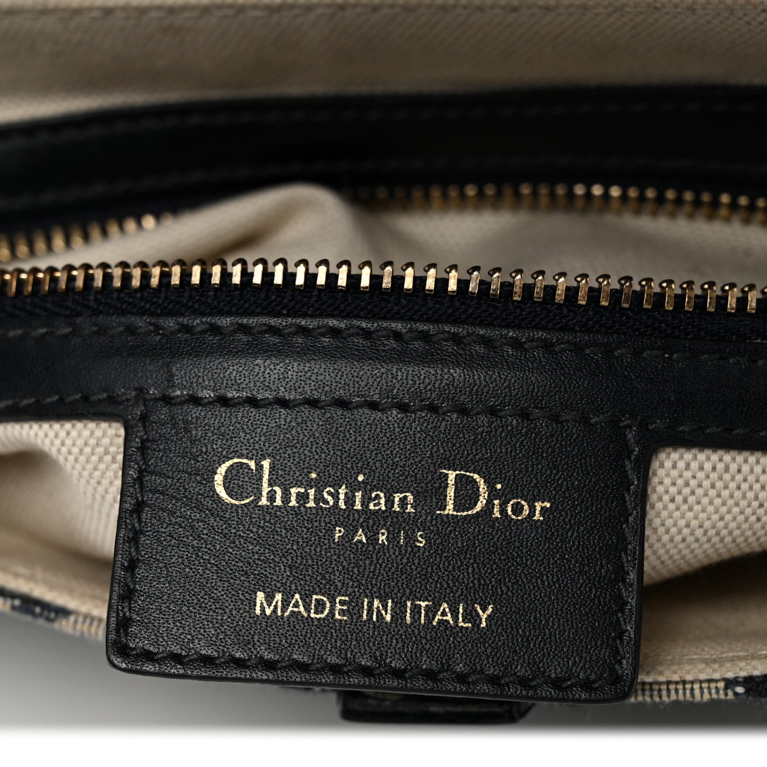 Christian Dior Oblique Saddle Bag Blue 6 of 10
