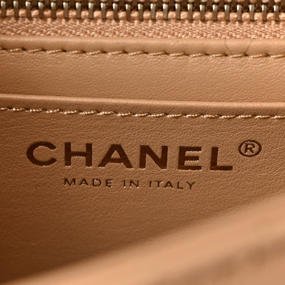 Chanel Lambskin Quilted Mini Pearl Crush Flap Beige 6 of 9