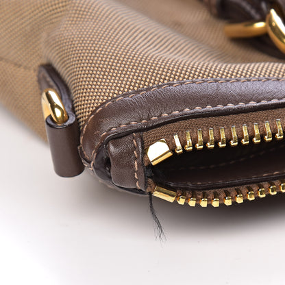 Prada Jacquard Logo Tote Corda Bruciato 12 of 13