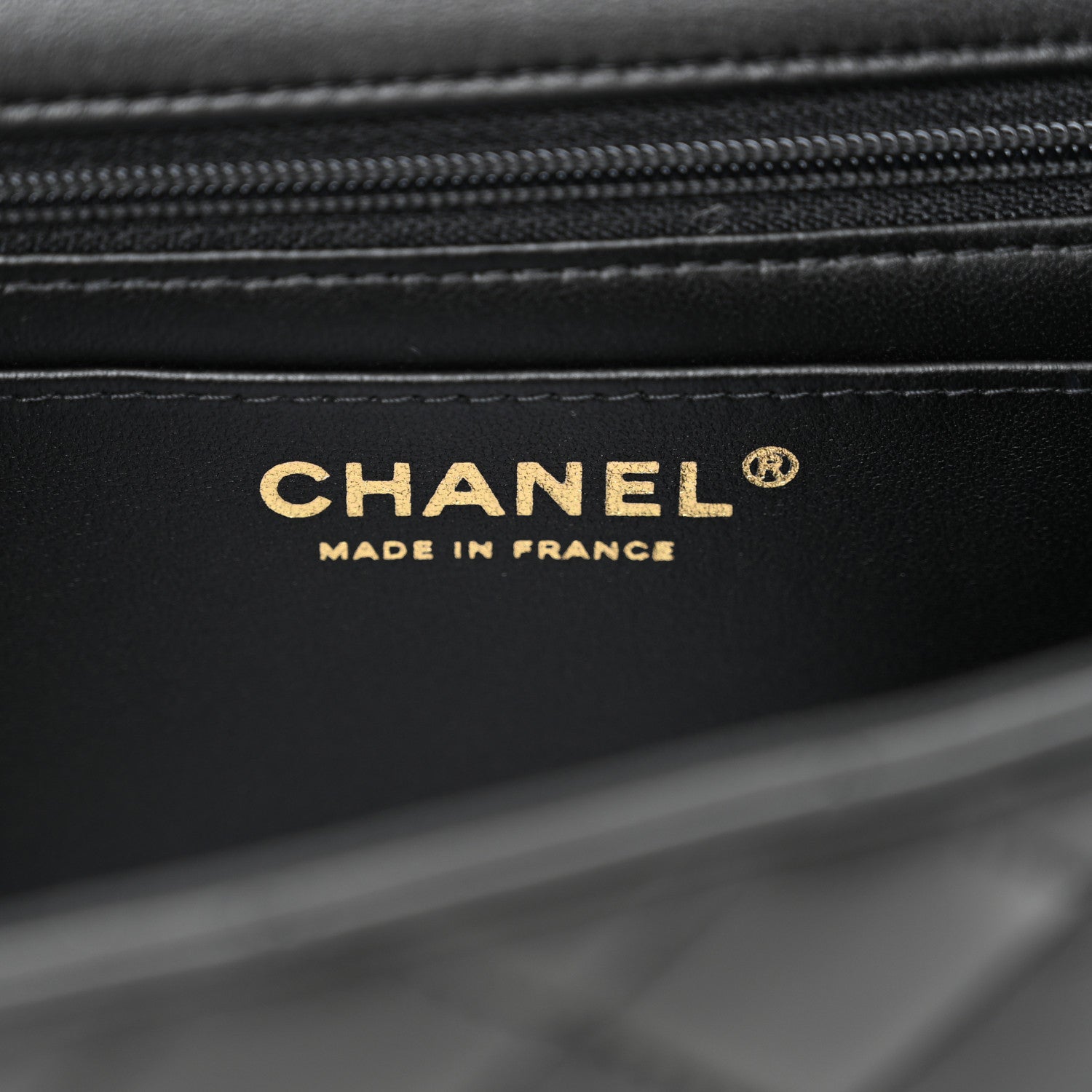 Chanel Lambskin Quilted Mini Top Handle Rectangular Flap Black 6 of 11