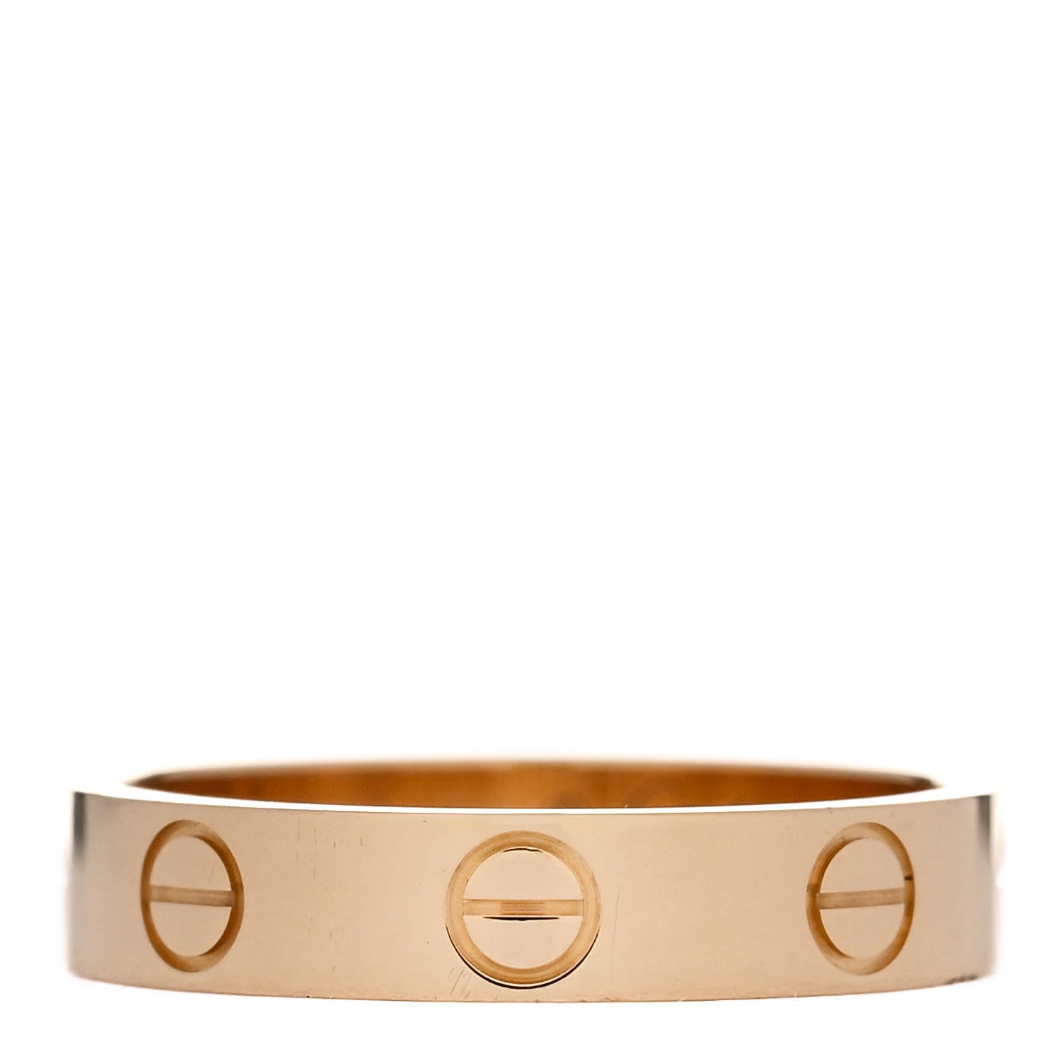 Cartier 18K Yellow Gold 3.5mm LOVE Wedding Band Ring 50 5.25 1 of 5