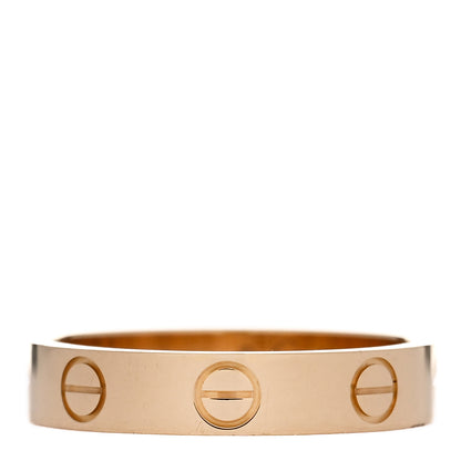 Cartier 18K Yellow Gold 3.5mm LOVE Wedding Band Ring 50 5.25 1 of 5