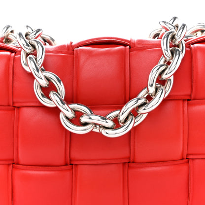 Bottega Veneta Lambskin Maxi Intreccio Padded Chain Cassette Crossbody Bag Nail Polish 8 of 12