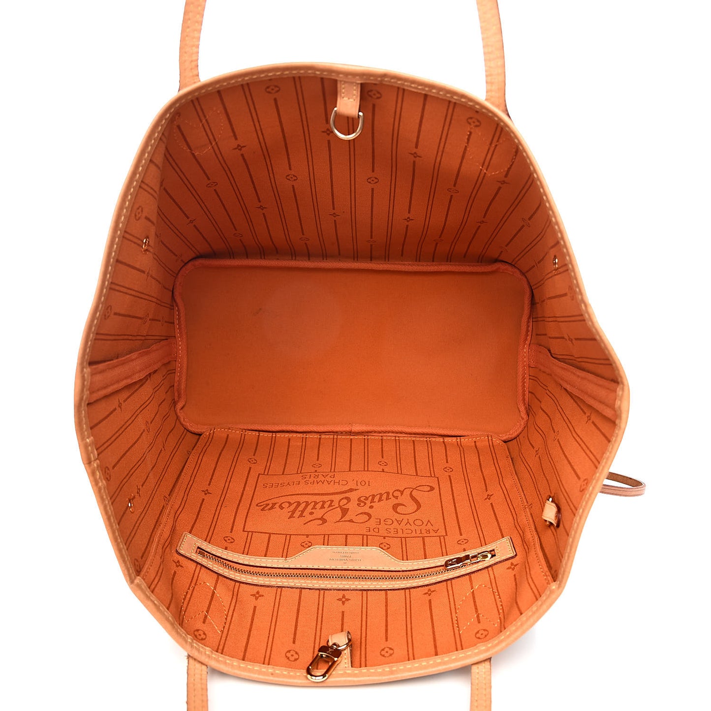 Monogram My LV Heritage Neverfull MM Orange and White