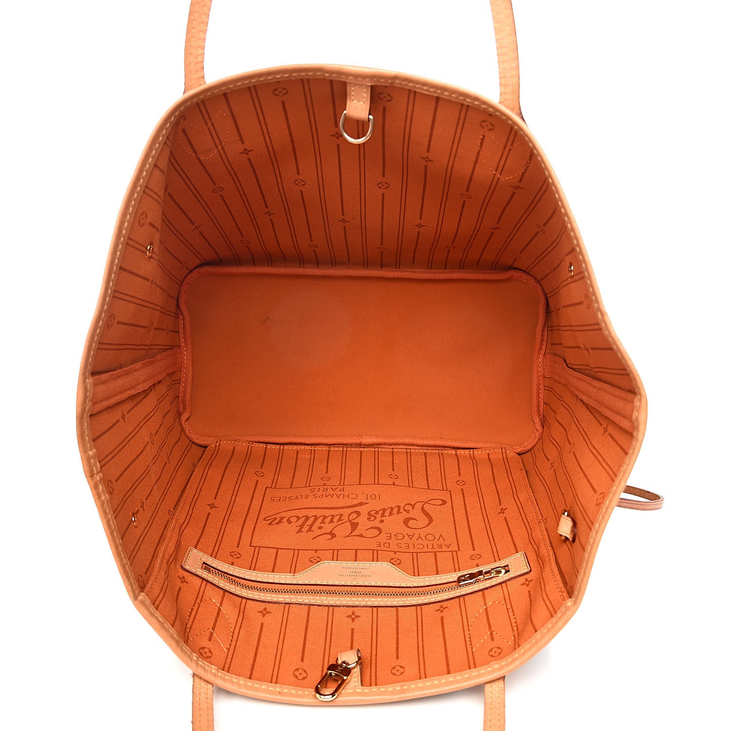 Louis Vuitton Monogram My LV Heritage Neverfull MM Orange and White 6 of 13