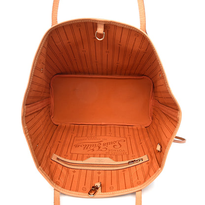 Louis Vuitton Monogram My LV Heritage Neverfull MM Orange and White 6 of 13