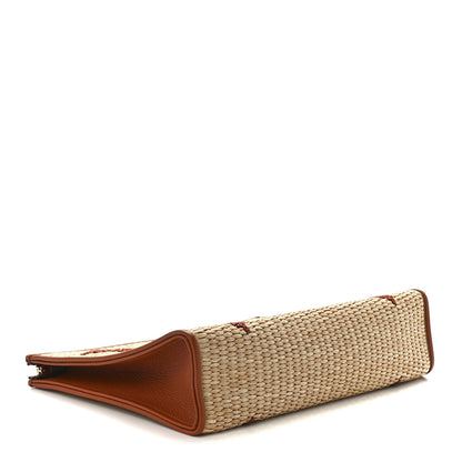 Louis Vuitton Raffia Monogram Giant Toiletry Pouch 26 Tan 4 of 10