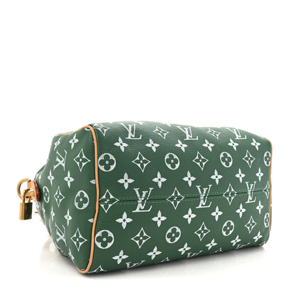 Louis Vuitton Calfskin Monogram Speedy P9 Bandouliere 25 Green 5 of 13