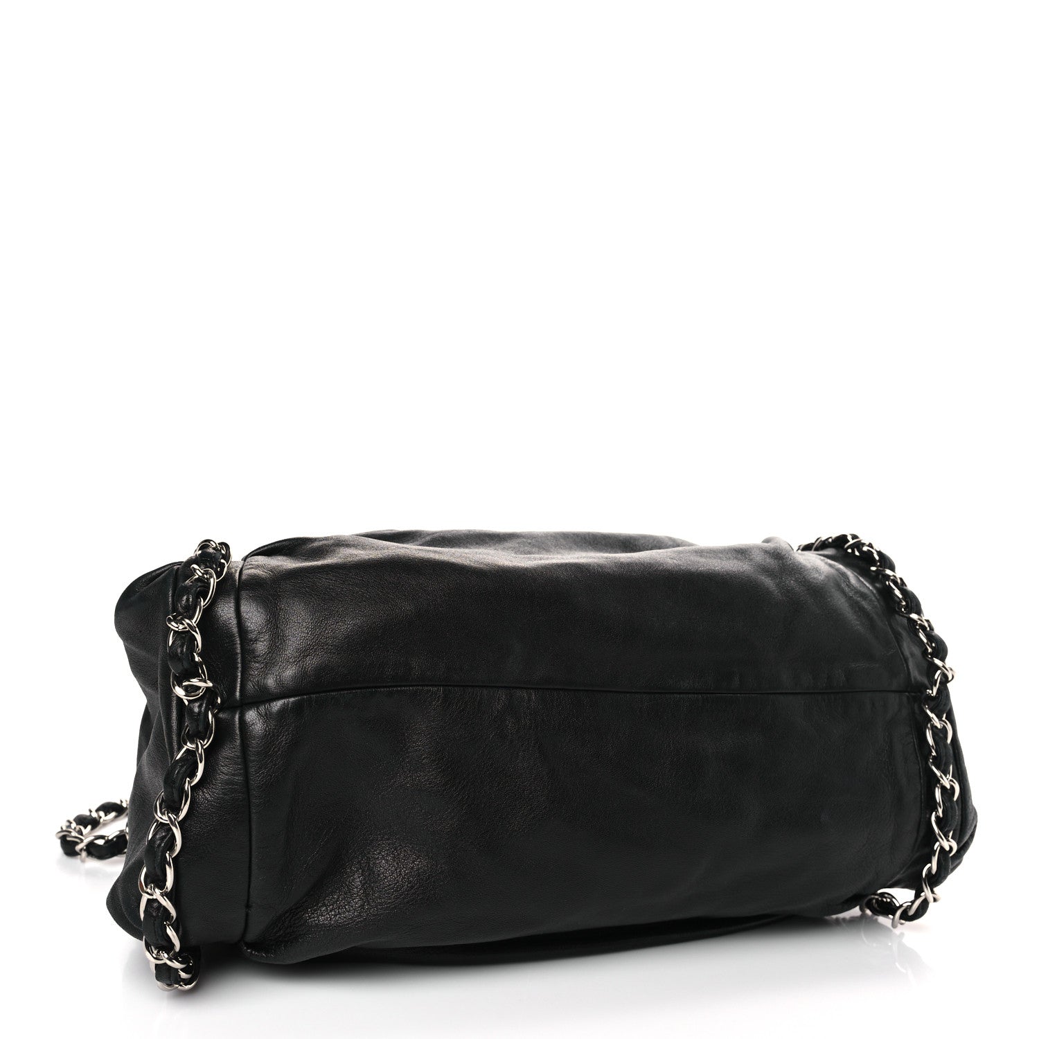 Chanel Lambskin Large Sharpei Shoulder Bag Black 4 of 9