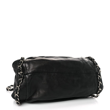 Chanel Lambskin Large Sharpei Shoulder Bag Black 4 of 9