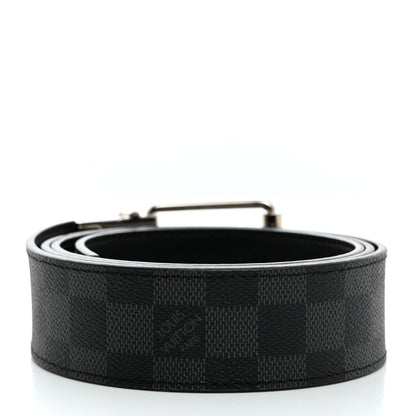 Louis Vuitton Damier Graphite Calfskin Belt 110 44 Black 3 of 7