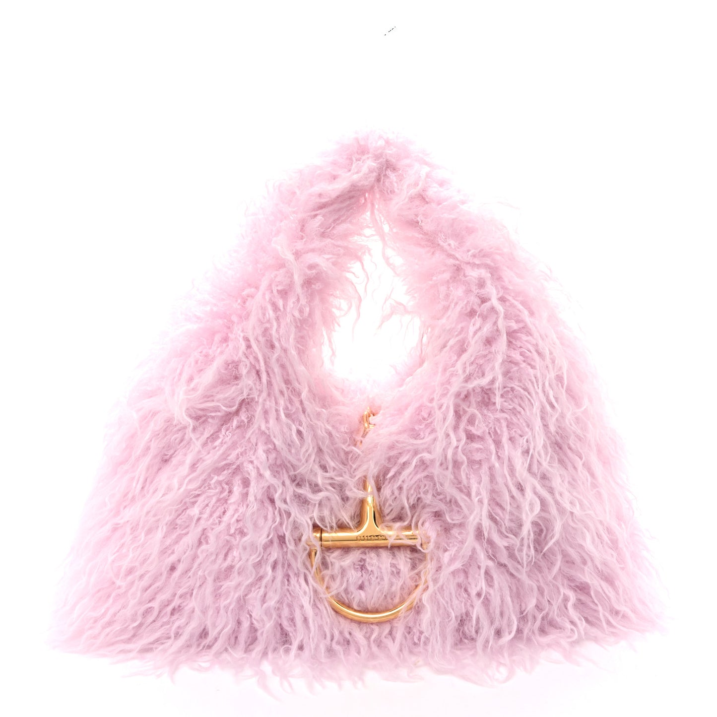 Faux Fur Softbit Shoulder Bag Pink