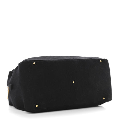 Chanel Jersey Square Quilted Bowler Black 3 of 13