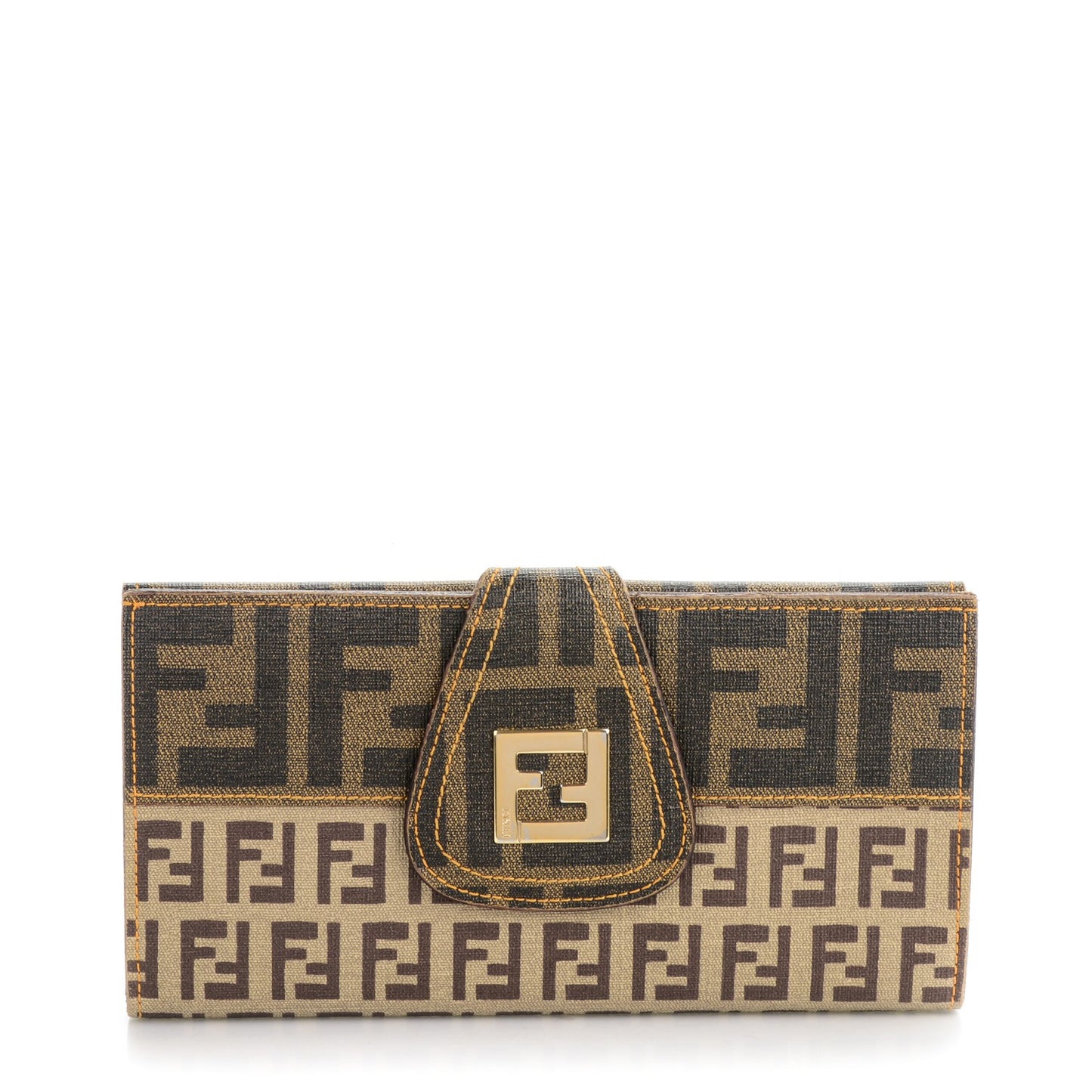 Zucca Zucchino Spalmati Continental Wallet Tobacco