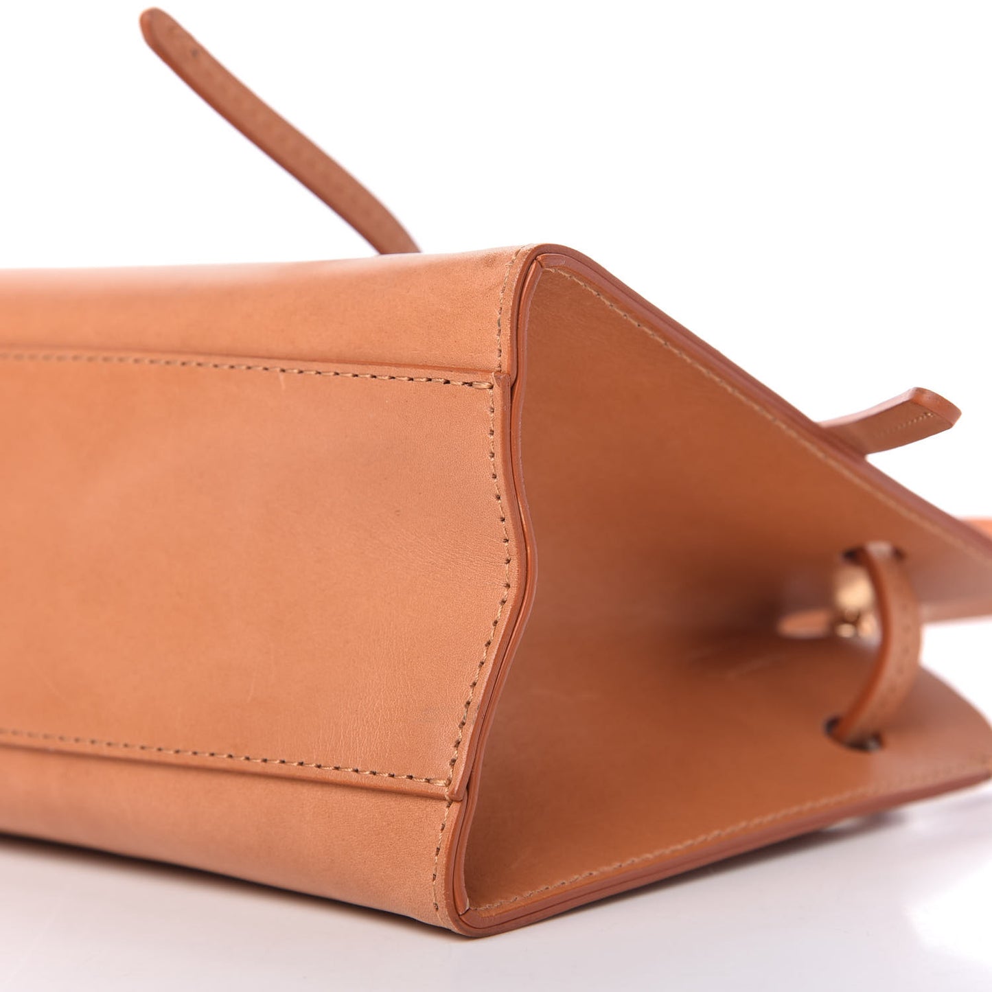 Calfskin Mini Mini Sun Bag Cammello Rosa