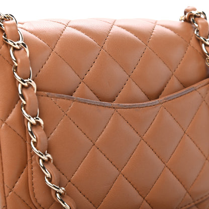 Chanel Lambskin Quilted Mini Square Flap Brown 10 of 10