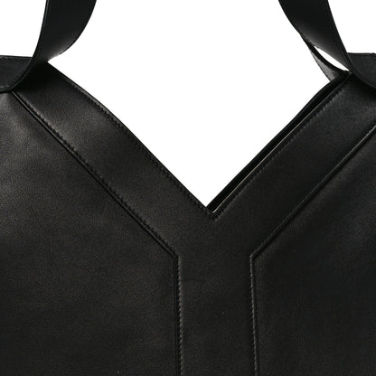 Saint Laurent Santorini Lux Calfskin Y Drawstring Tote Black 8 of 10