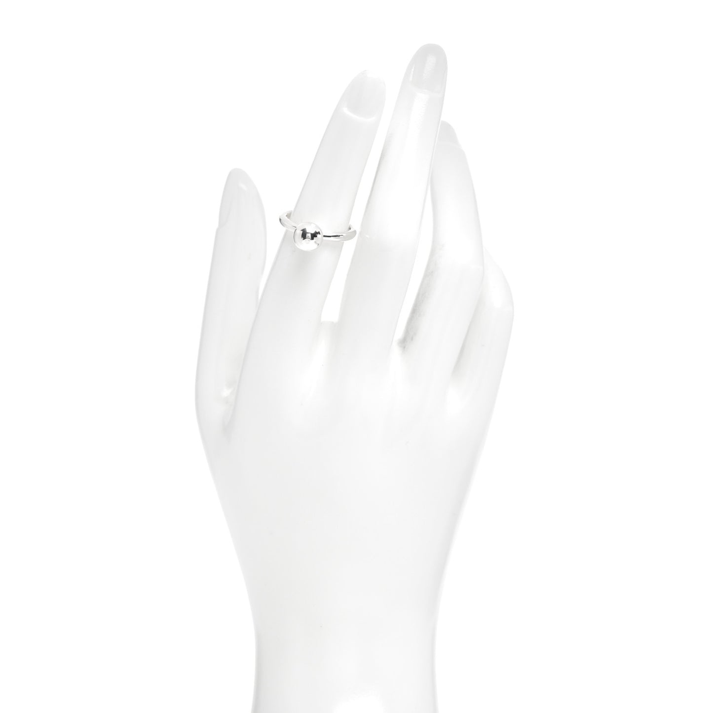 Sterling Silver 8mm HardWear Ball Ring 50 5.5