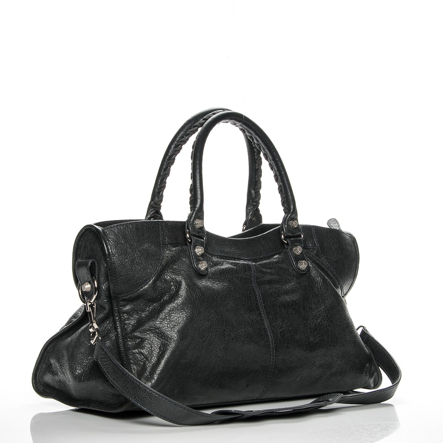 Balenciaga Agneau Giant 12 Silver Hardware Part Time Anthracite 3 of 7