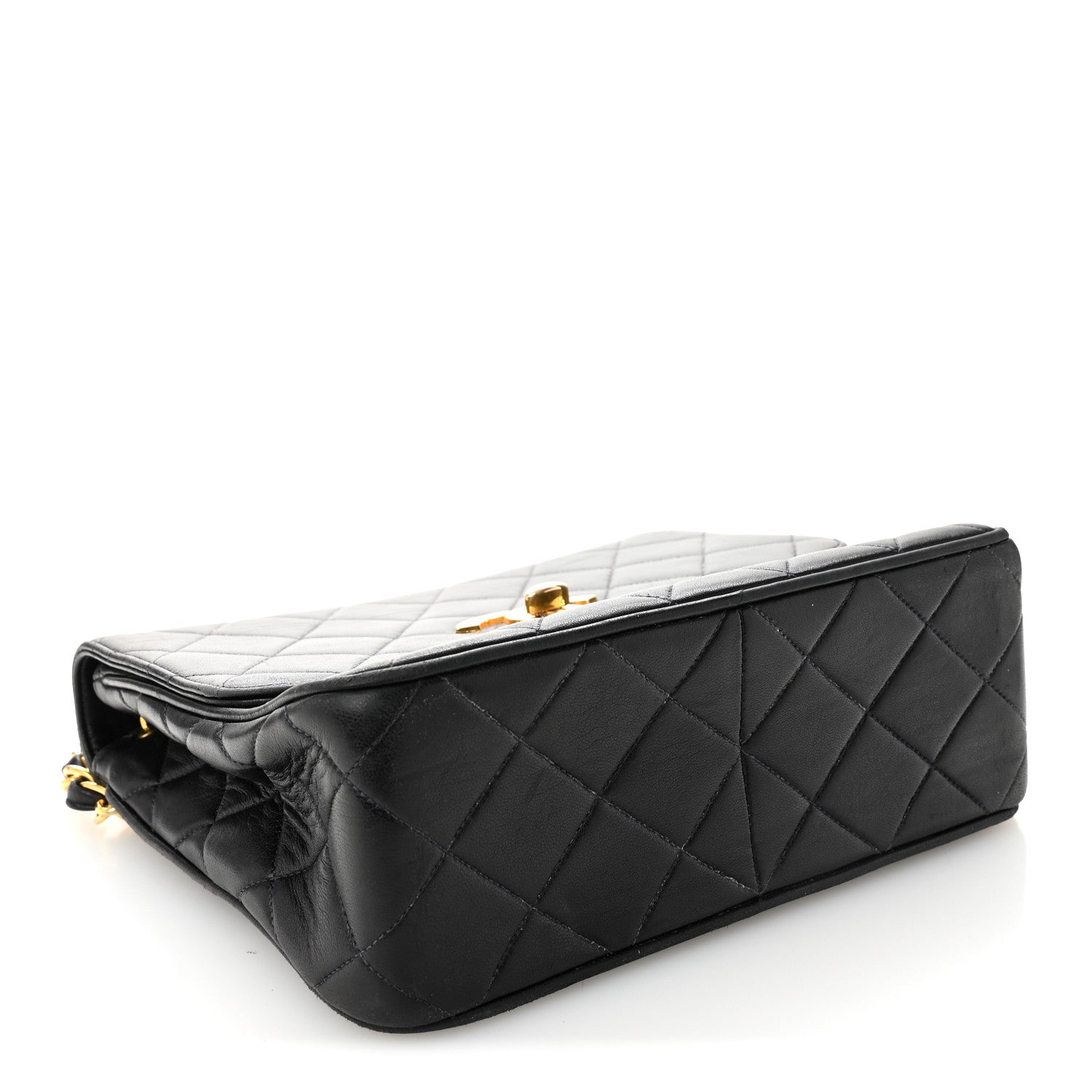 Chanel Lambskin Quilted Medium Single Flap Black 4 of 12