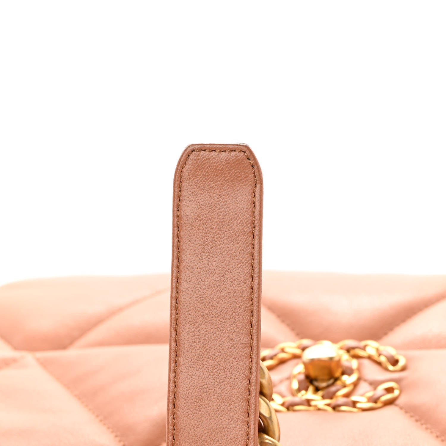 Chanel Lambskin Quilted Large Chanel 19 Flap Brown 12 of 12