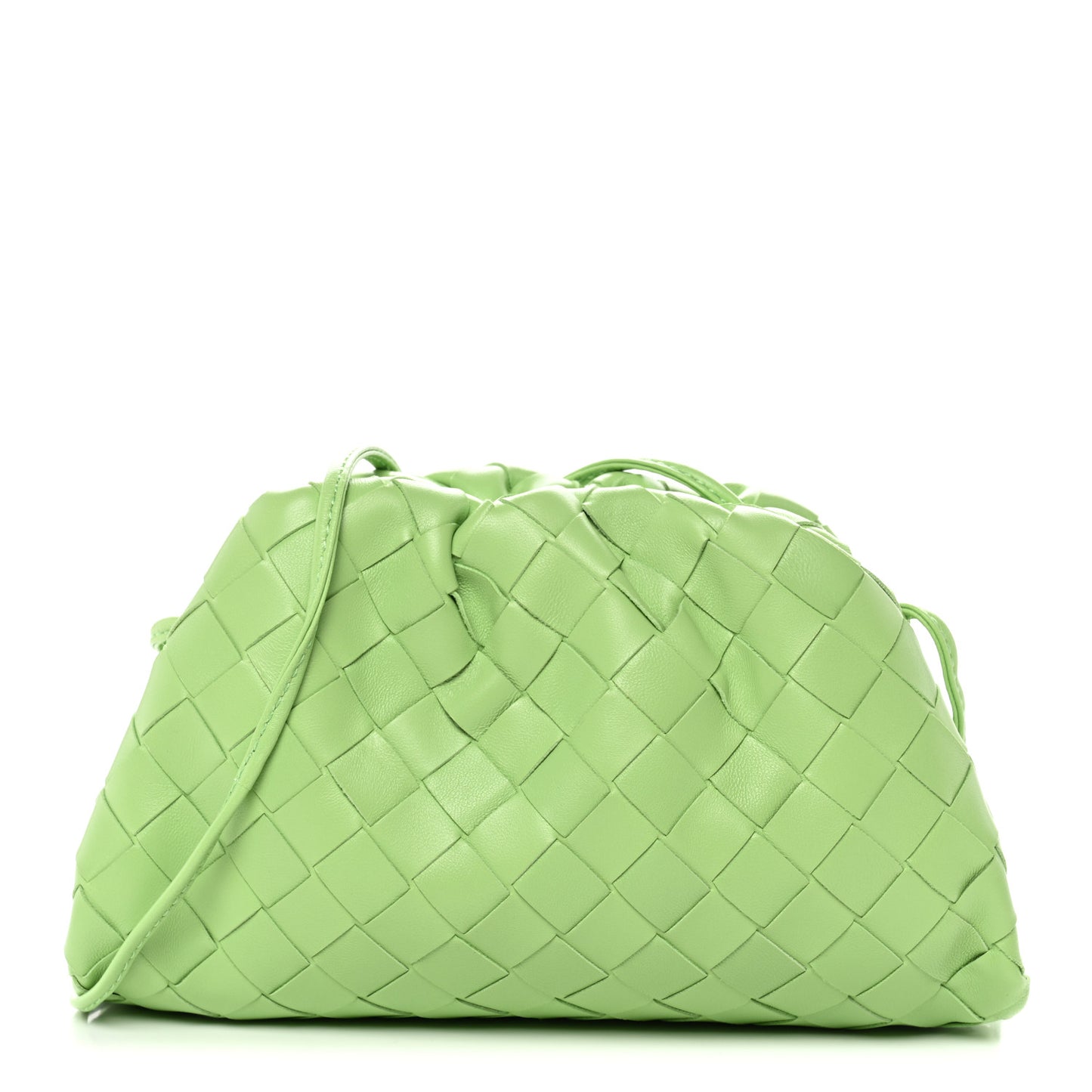 Nappa Intrecciato The Mini Pouch Pistachio