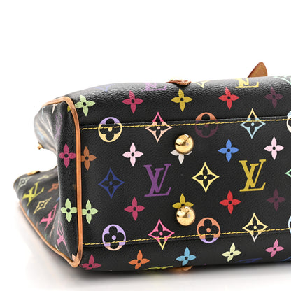 Louis Vuitton Monogram Multicolor Aurelia MM Black 9 of 12