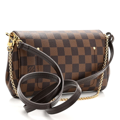 Louis Vuitton Damier Ebene Favorite PM 3 of 9