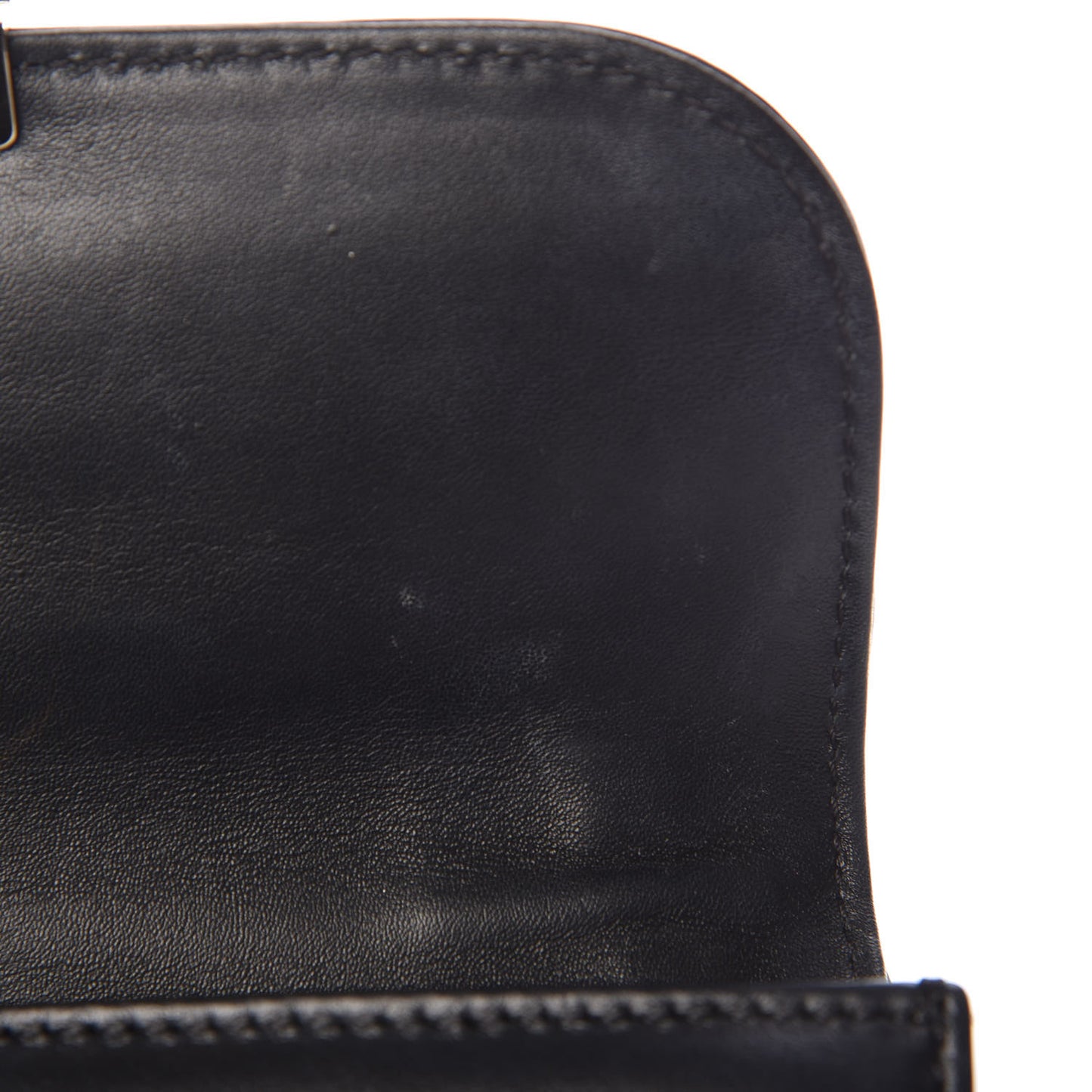 Vitello Small Glam Lock Rockstud Flap Black