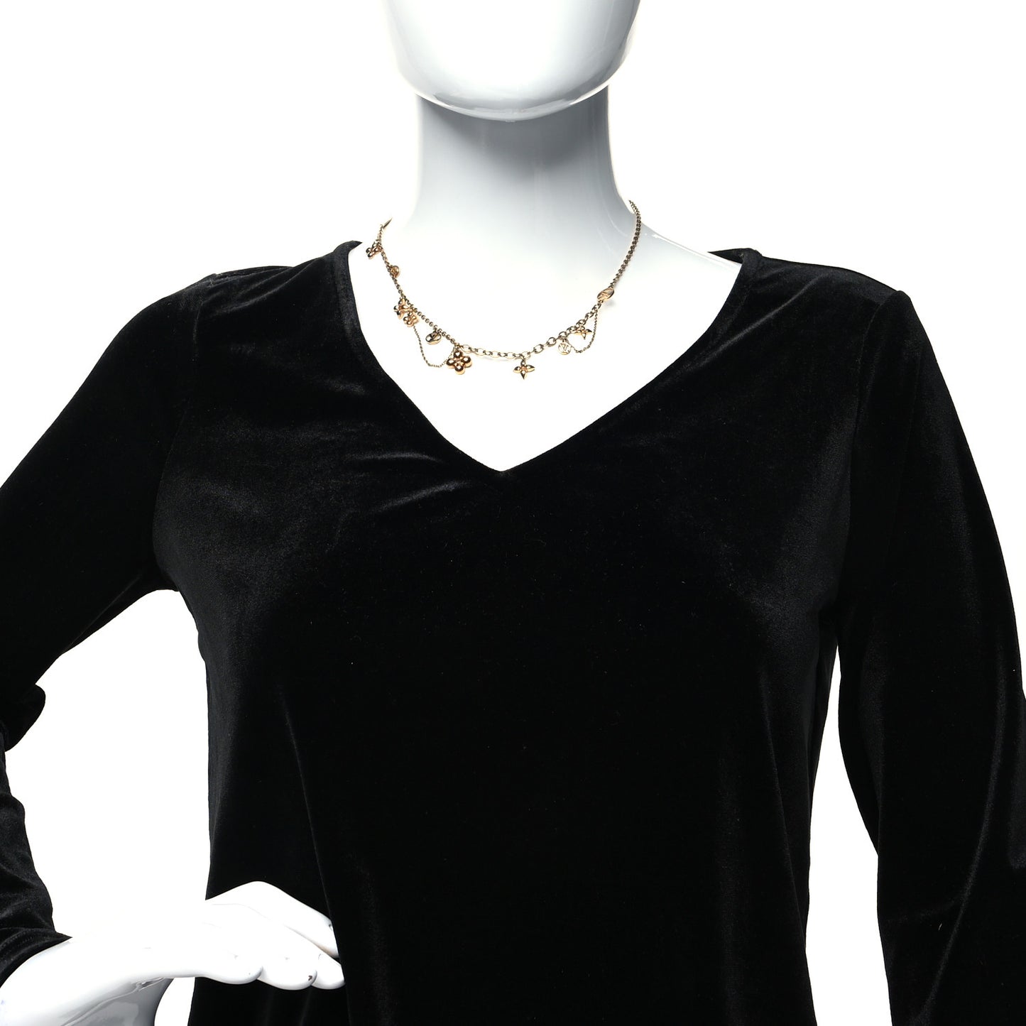 Metal Blooming Supple Necklace Gold