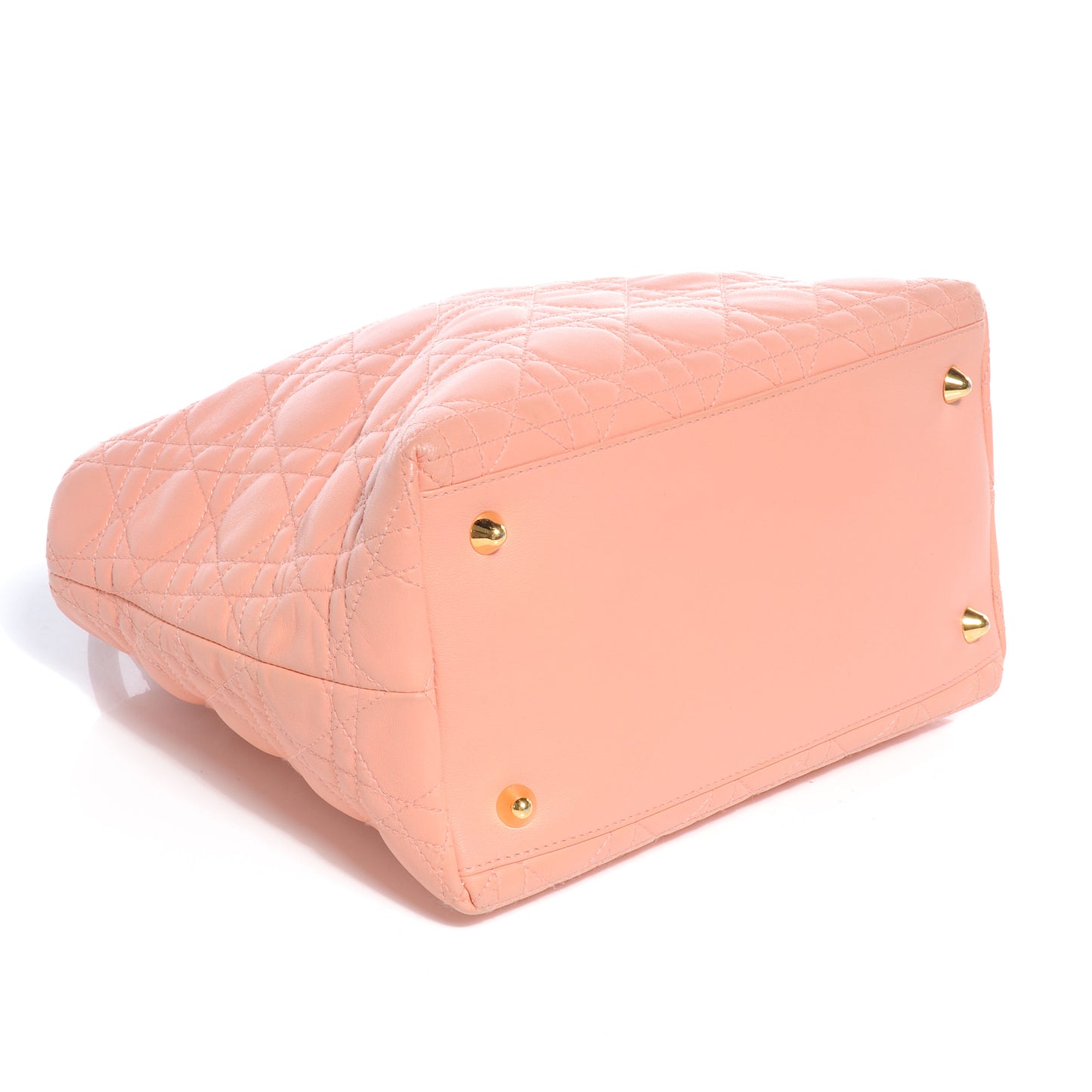 Lambskin Cannage Soft Lady Dior Tote Pink