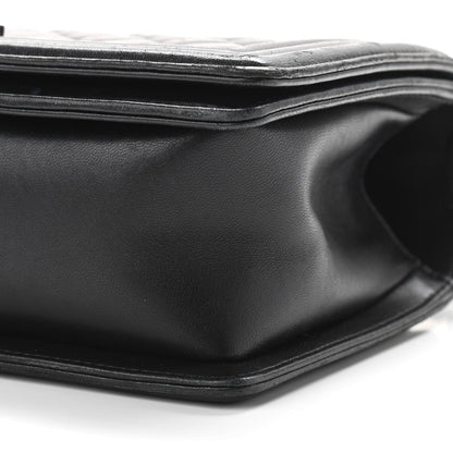 Chanel Lambskin Quilted Medium Boy Flap Black 9 of 12