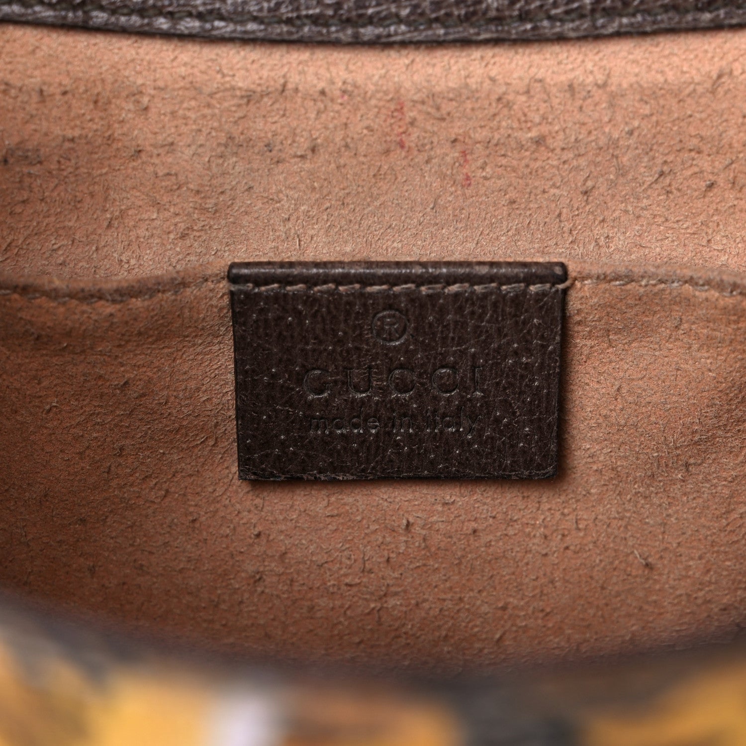 Gucci GG Supreme Monogram Bengal Web Medium Padlock Messenger Shoulder Bag Beige Pink 6 of 28
