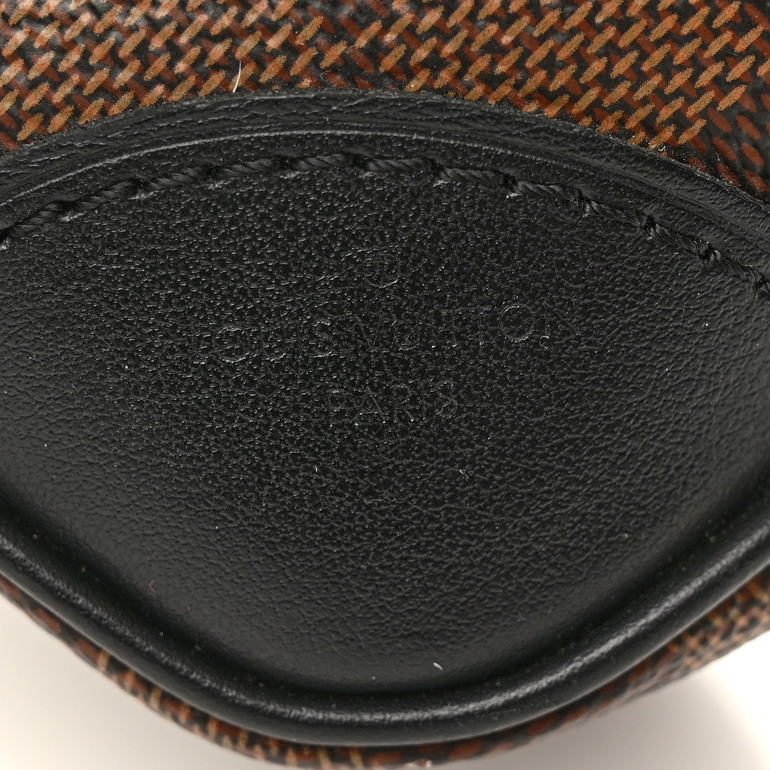 Louis Vuitton Damier Ebene Odeon PM Black 6 of 9