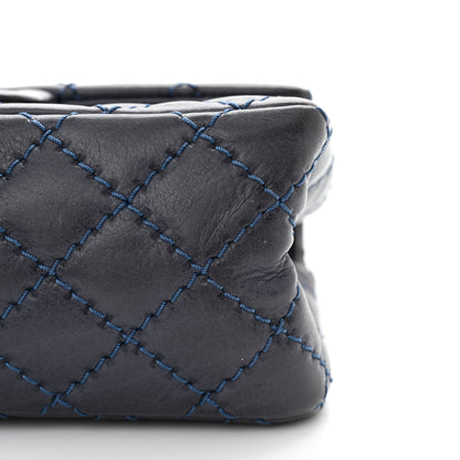 Chanel Aged Calfskin Quilted 2.55 Reissue Mini Flap Navy 15 of 17