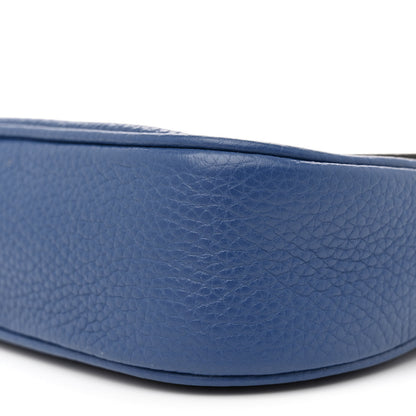 Gucci Pebbled Calfskin Medium Soho Flap Crossbody Caspian 10 of 12