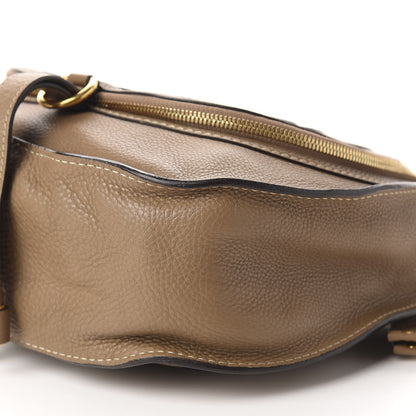 Chloe Calfskin Medium Marcie Round Zip Crossbody Nut 7 of 12