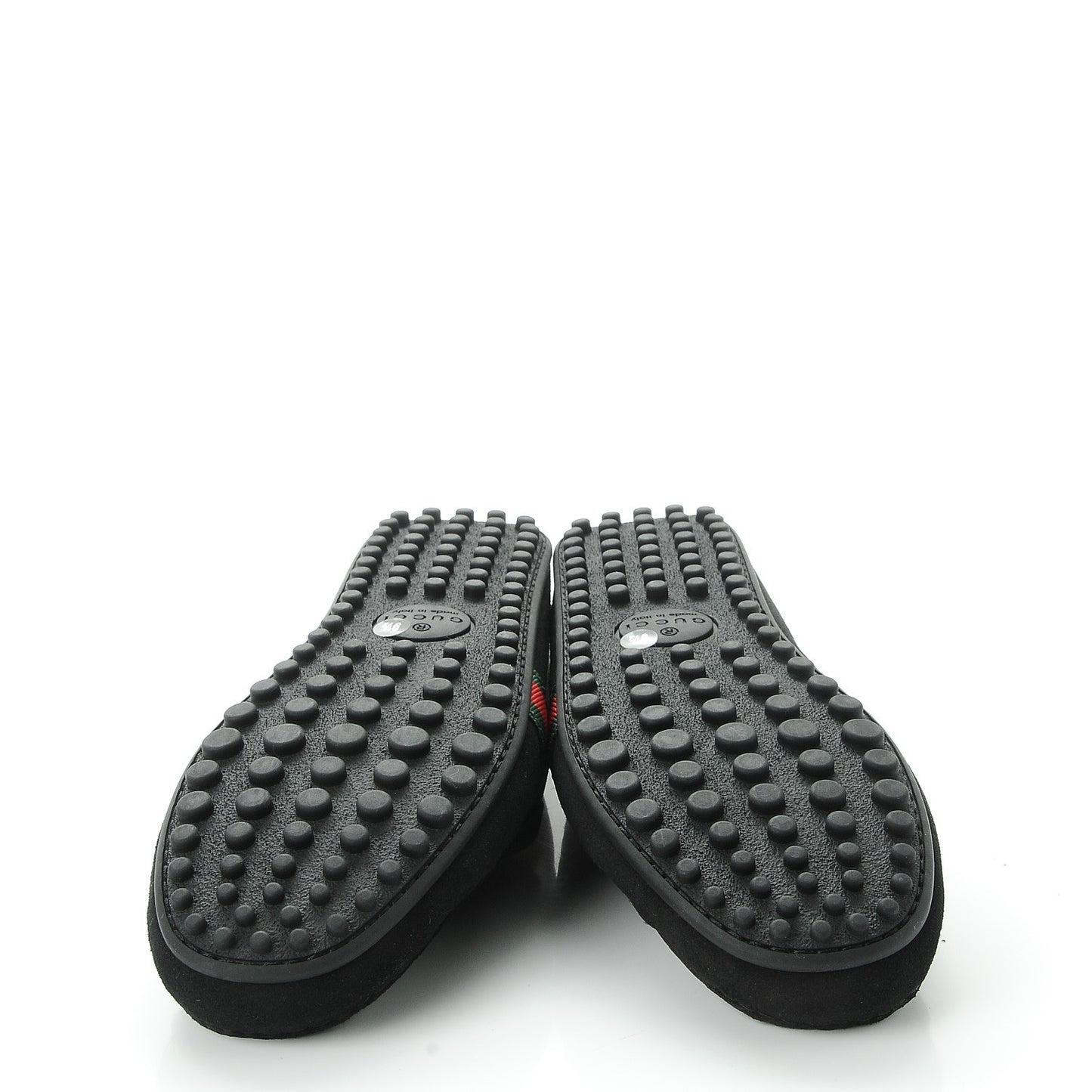 Suede Web Mens Kanye Driver Loafers 9.5 Black