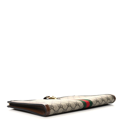 Gucci GG Supreme Monogram Large Jackie 1961 Pouch Brown 4 of 11