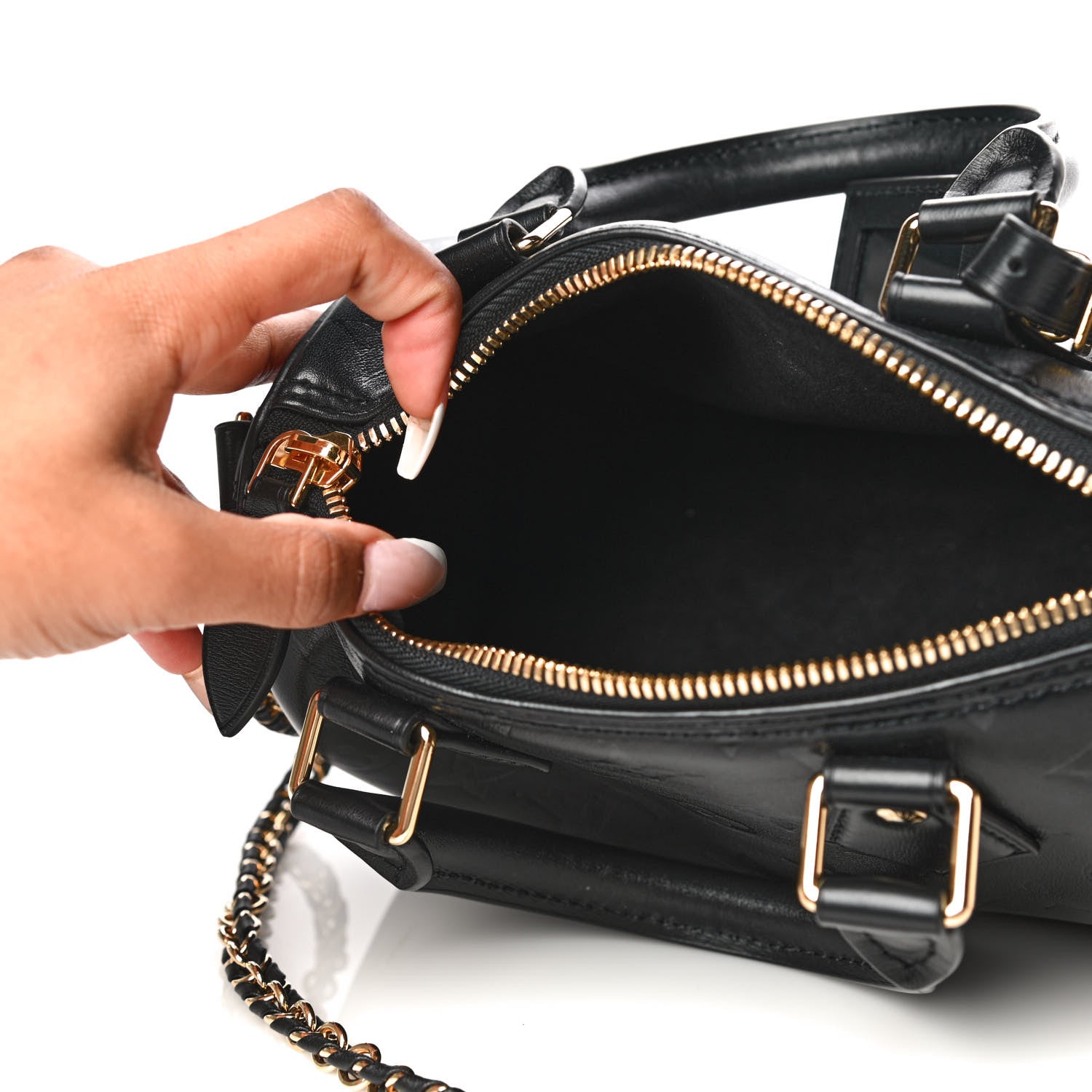 Louis Vuitton Monogram Ink Speedy BB Black 12 of 28