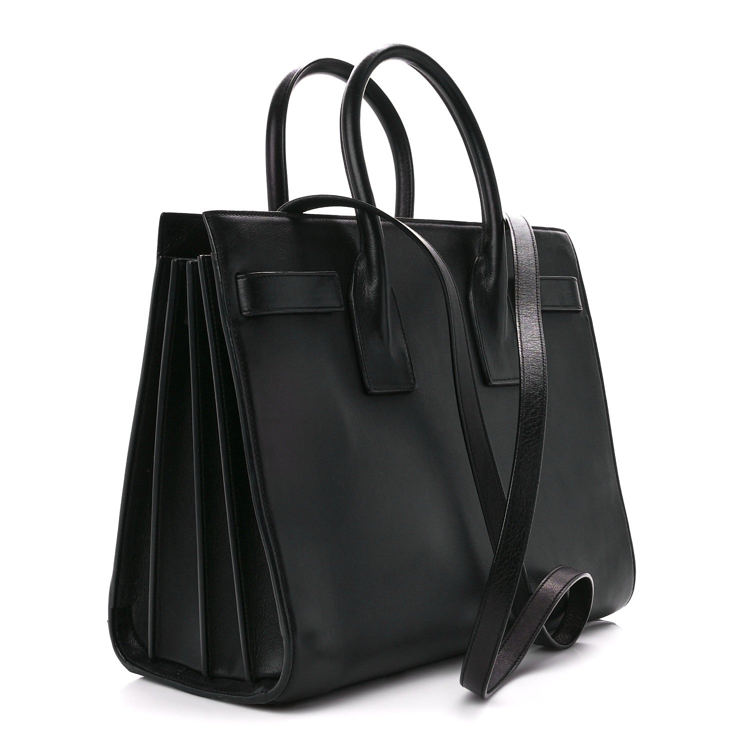 Saint Laurent Smooth Calfskin Small Sac De Jour Black 3 of 13