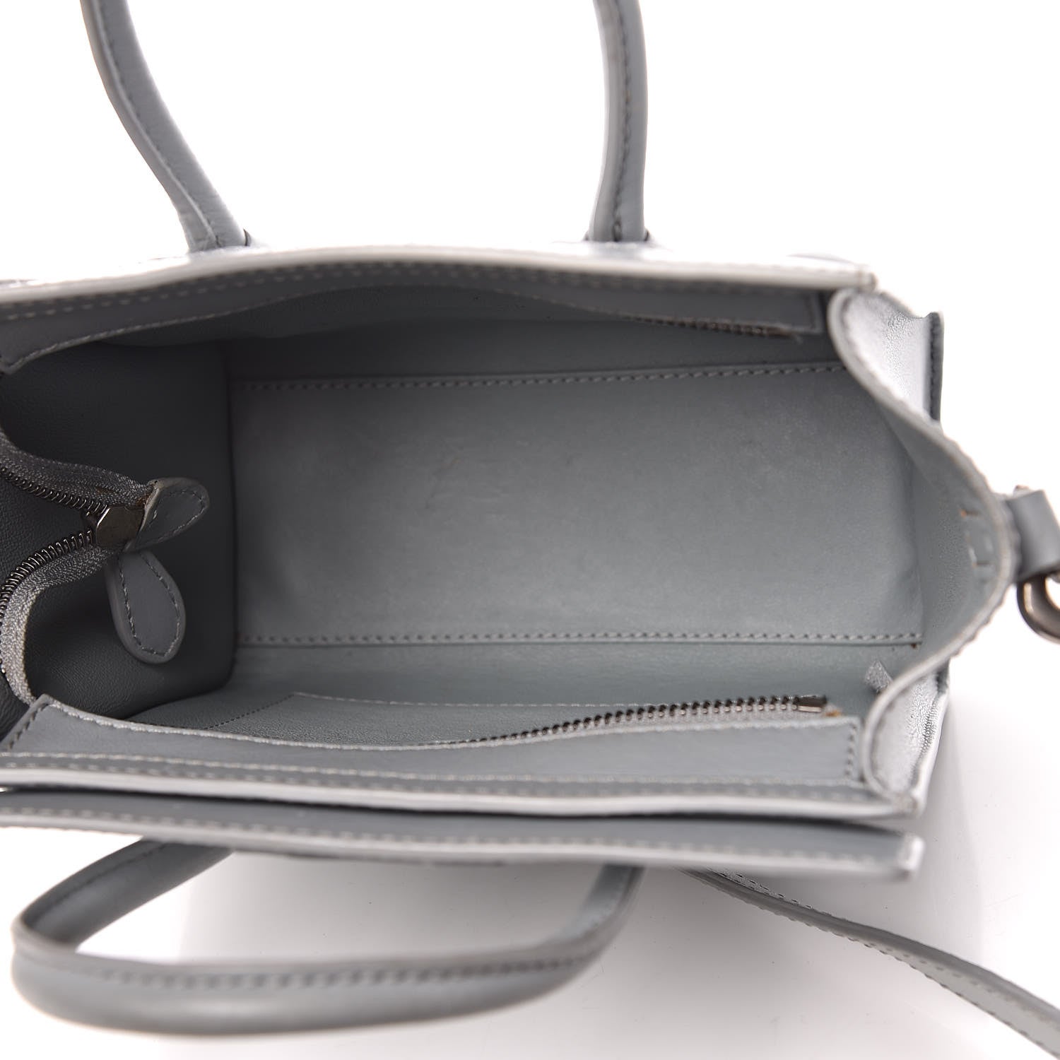 Celine Smooth Calfskin Nano Luggage Sky 5 of 25