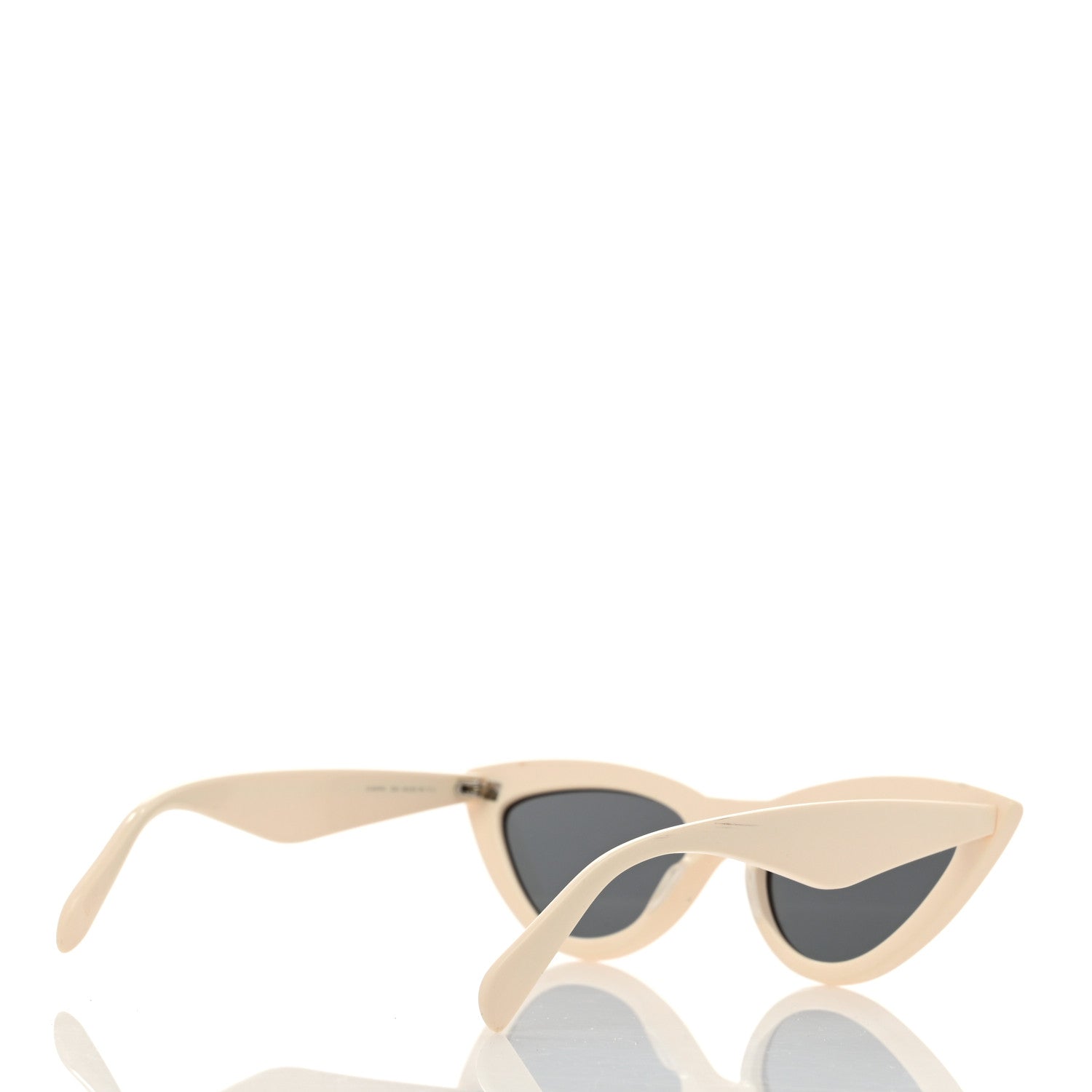 Celine Acetate Cat Eye Sunglasses CL40019I Ivory 4 of 9