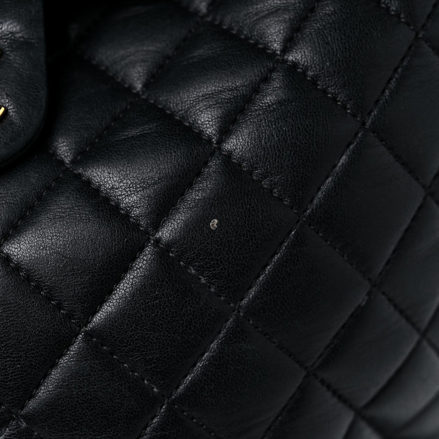 Lambskin Quilted Large Urban Spirit Backpack Black