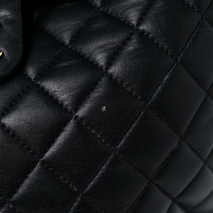 Chanel Lambskin Quilted Large Urban Spirit Backpack Black 12 of 21