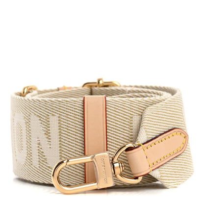 Louis Vuitton Jacquard High Rise Shoulder Strap Beige 1 of 4