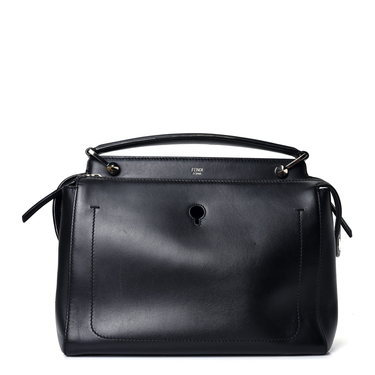 Vitello Baltico Dolce DotCom Satchel Black