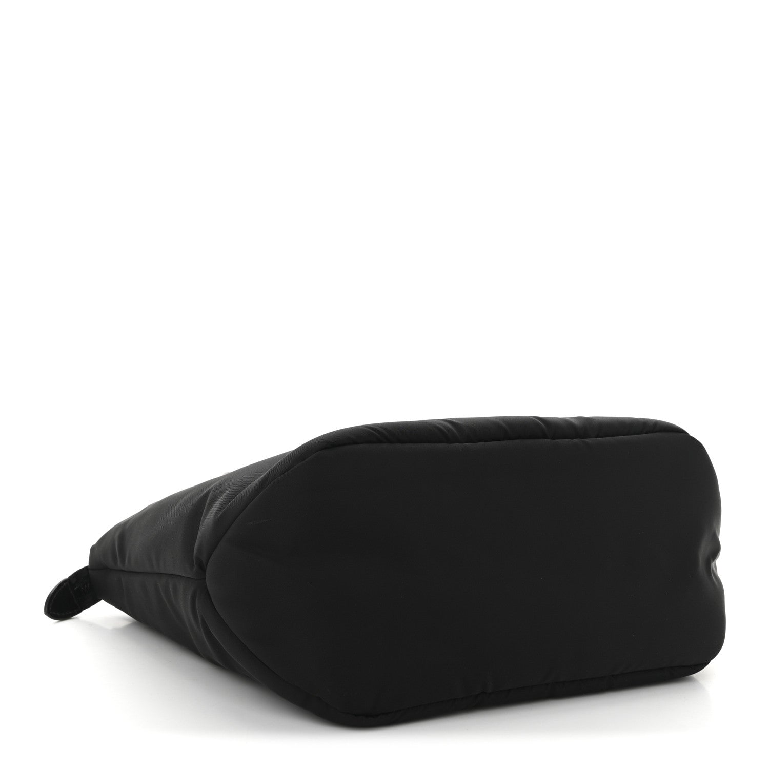 Prada Tessuto Nylon Soft Padded Small Shopping Tote Black 4 of 9